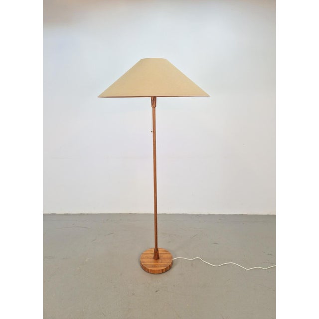 Mid-Century Scandinavian Teak Floor Lamp, 1960s For Sale - Image 4 of 11