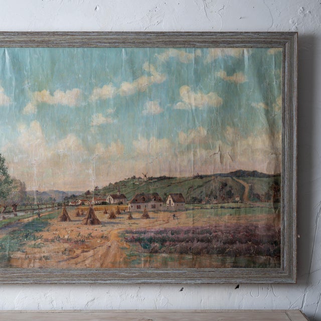 19th Century Continental River Landscape, 19th Century For Sale - Image 5 of 15