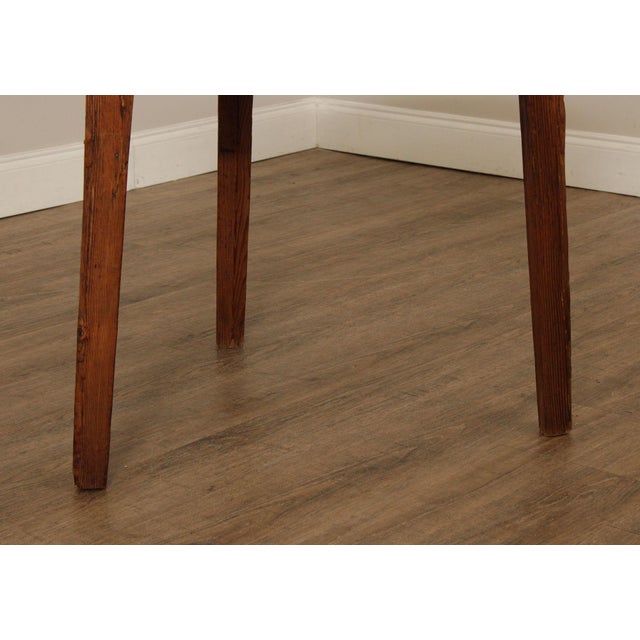 19th Century Antique English Pine Cricket Table For Sale - Image 5 of 12
