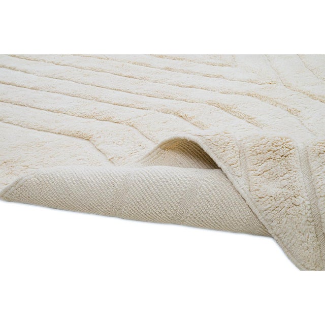 Hand-Knotted Wool Rug by Azele Studio For Sale - Image 6 of 12