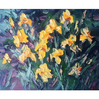 Oil Painting Irises Alexander Nikolaevich Cherednichenko For Sale