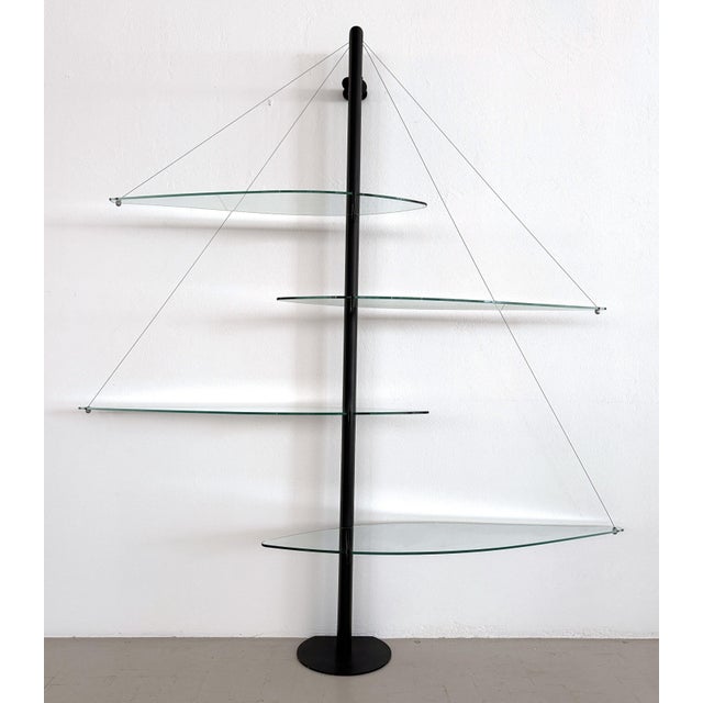 Vintage Italian Fiordiluna Floating Shelf by Tobia Scarpa for Goppion, 1991 For Sale - Image 15 of 18