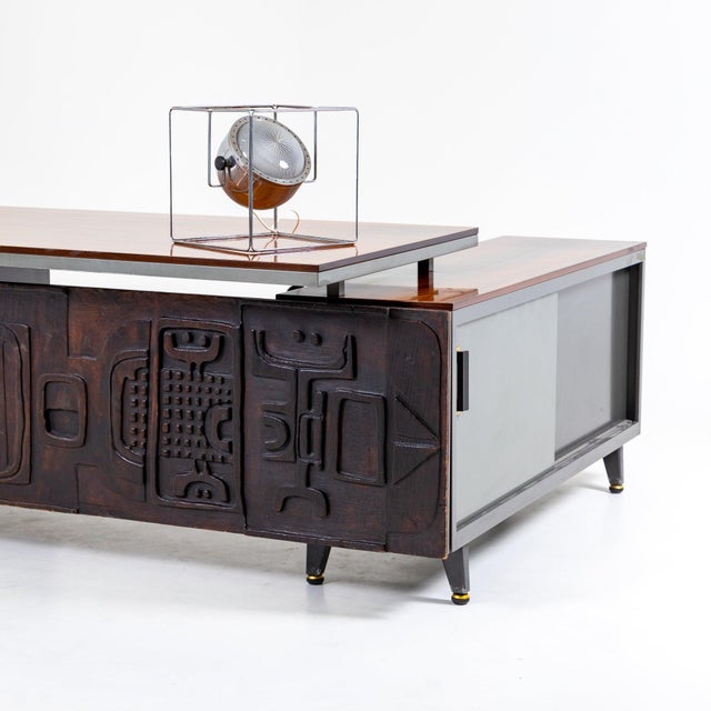 Nerone e Patuzzi Desk, Gruppo NP2, Italy Mid-20th century. For Sale - Image 11 of 14
