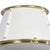 2020s Regina Andrew French Maid Flush Mount, White and Natural Brass For Sale - Image 5 of 7