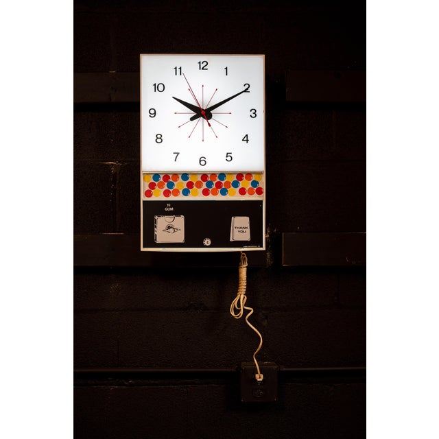 Vintage Gumball Machine Advertising Clock For Sale In Chicago - Image 6 of 6