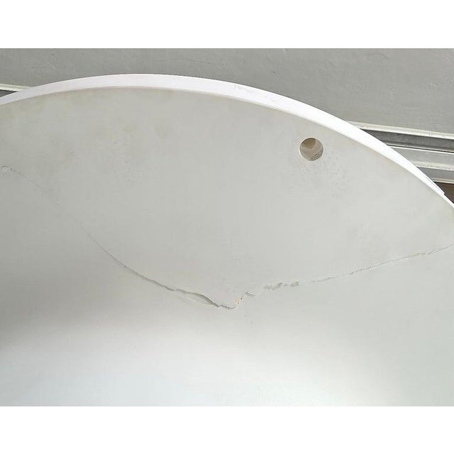 Plastic Mobital Maldives Dining Table, Solid Composit Surface Top, Concrete Polymer Base For Sale - Image 7 of 11