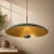 Not Yet Made - Made To Order Brass Dome Pendant Light, Raw Brass Finish Scandinavian Kitchen Island Lighting, Mid Century Ceiling Light, Green Hanging Lamp For Sale - Image 5 of 8