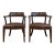 Pair of Late 20th Century Executive Side Chairs in Leather by Hickory Chair For Sale