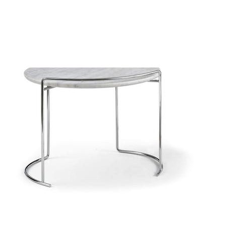 Stone Djuna Low Table by Kazuhide Takahama in Chrome and Marble For Sale - Image 7 of 11
