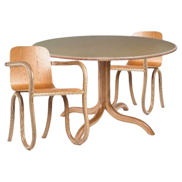 Kolho Original Dining Table and Natural Chairs by Made by Choice, Set of 3 For Sale