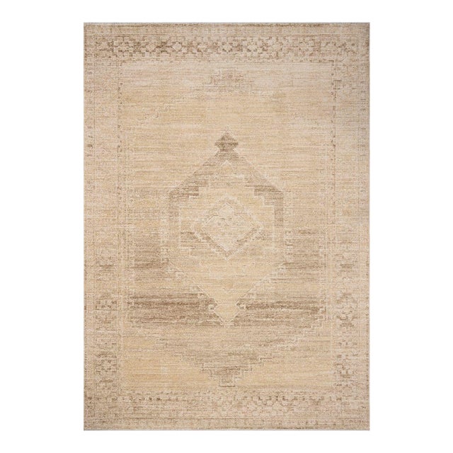 Chris Loves Julia x Loloi Palma Wheat / Taupe 2'-7" x 12'-0" Runner Rug For Sale