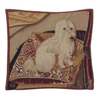Griffon Tapestry Cushion With Feather Filler - 46x46cm (18"x18") For Sale