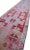 Vibrant Turkish Runner 2x12 Long Narrow Rug Vintage Pink Hallway Oriental Carpet For Sale - Image 10 of 15