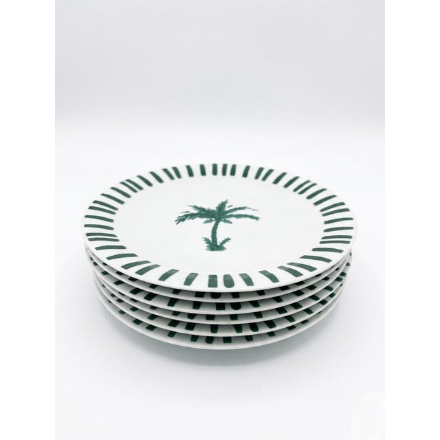 Fern & Co. For Anthropologie Palm Tree Porcelain Side Plate For Sale In West Palm - Image 6 of 12