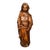 Early 19th Century Flemish Hand-Carved Oak Statue of Saint Agnes, Circa 1820 For Sale