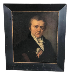 Dutch Gentleman, 1840s, Oil Painting on Canvas, Framed