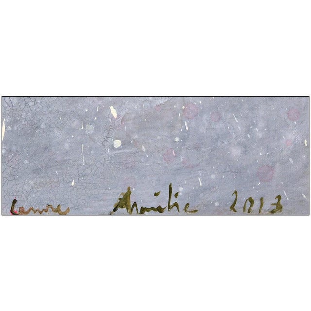 Abstract Pure in White, Laurence Amelie For Sale - Image 3 of 4