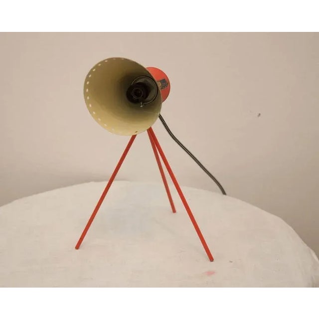 Metal Model 1816 Table Lamp by Josef Hurka for Napako, 1954 For Sale - Image 7 of 10