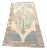 Vintage Medallion Design Faded Turkish Peach Color Rug For Sale