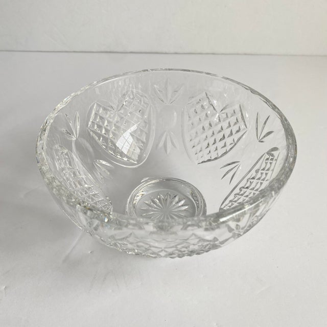 Late 20th Century Waterford Crystal Footed Bowl Heirloom Wedding Heart Love Pedestal Catchall Dish For Sale - Image 5 of 12