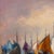 Painting - Jusa (20th century) - Boats (signed). Boats; acrylic on canvas. Signed. Dimensions: 55 cm x 46 cm.