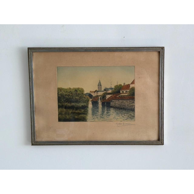 Martin Gradier, Landscape, 1920s, Engraving For Sale - Image 13 of 15