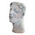 Vintage Terra Cotta Male Head Relief Sculpture For Sale