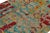 Rug & Kilim Rug & Kilim’s Modern Rug in Blue, Red and Gold Abstract Patterns For Sale - Image 4 of 7