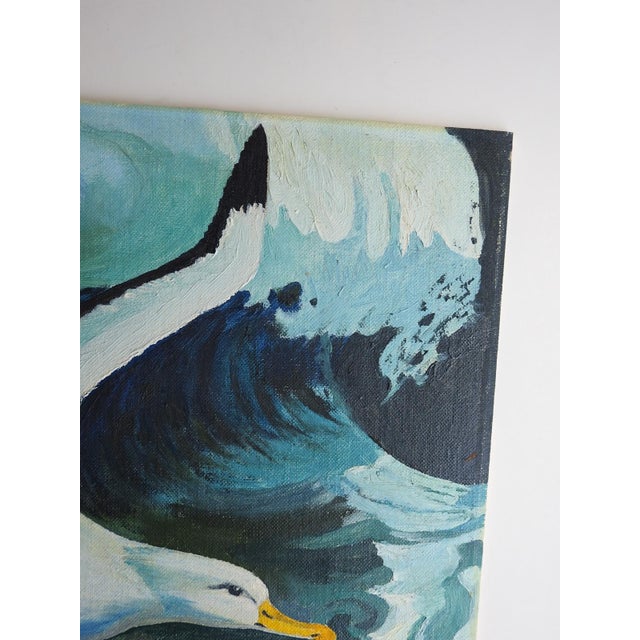 1968 Albatross at Sea Painting For Sale - Image 4 of 7