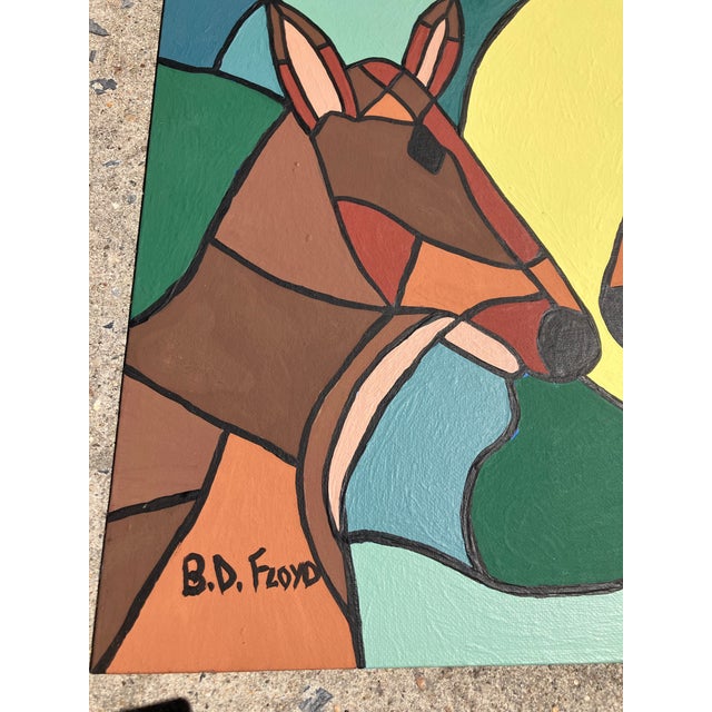 Original 18 x 24 painting on canvas board Signed bottom right Unframed