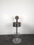 Chrome Bar Stool with Tulip Base and Backrest, 1970s, in Very Good conditions. Designed 1970 to 1979