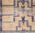 Mid 20th Century Square Mid-Century Modern Turkish Tulu With Tribal Pattern in Blue and Tan Rug For Sale - Image 9 of 13