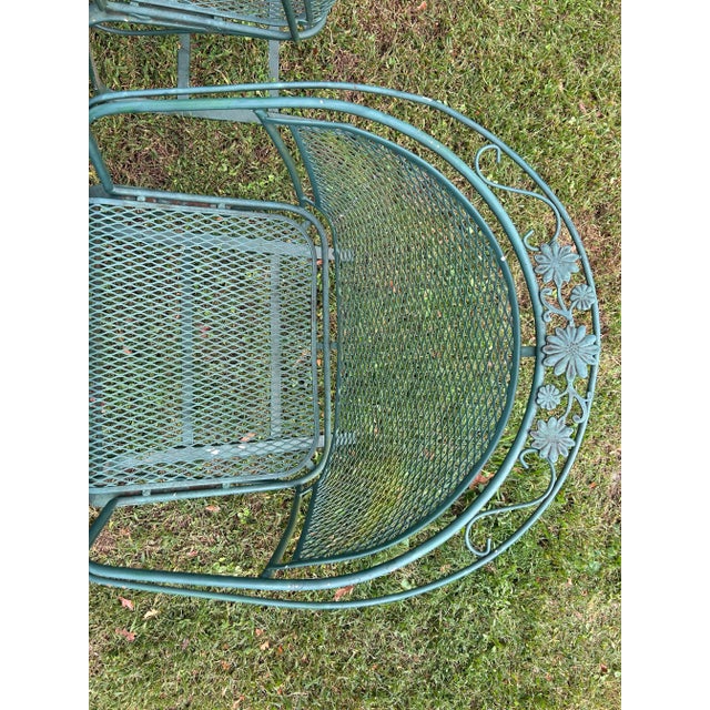 Vintage Woodard Briarwood 7 Piece Set Table, 4 Barrel Chairs & 2 Rockers, Attributed For Sale - Image 9 of 9