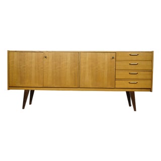 Vintage Sideboard in Oak, 1960s For Sale