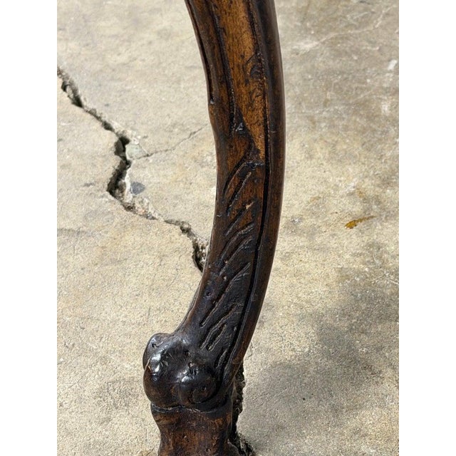 Pair of Louis XV Side Tables, Burl Walnut, Hand-Carved, Circa 1920s For Sale - Image 14 of 18