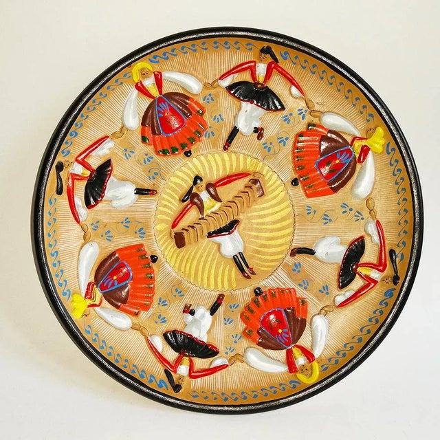 Vintage Plate by Lorenzo Loi For Sale - Image 4 of 6