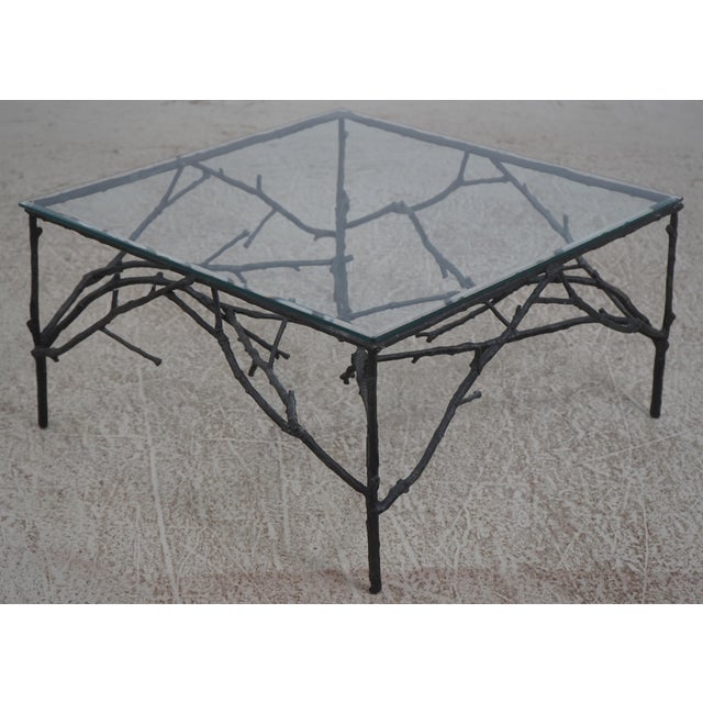 Age: Approx: 25 Years Old Details: Quality Construction Ornate Iron Base Glass Top Stunning Decorator Table Condition:...