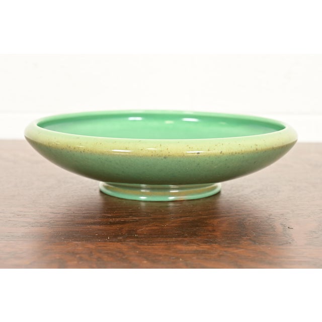 Rookwood Pottery Arts & Crafts Glazed Ceramic Art Pottery Bowl, 1927 For Sale - Image 9 of 9