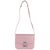 Pink Pink Textured Calfskin Small Box Bag For Sale - Image 8 of 9