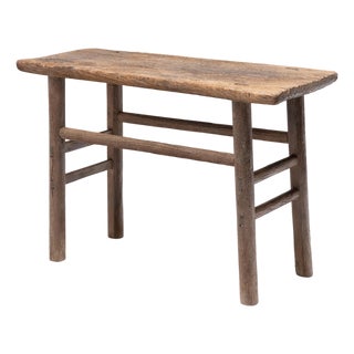 Chinese Provincial Plank Top Table, C. 1875 For Sale