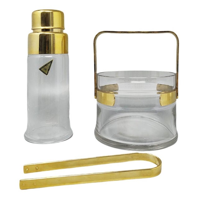 Cocktail Set of 3 in Gold Plate 24k from Dorval For Sale - Image 11 of 11