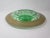 1930s Art Deco Large Green Glass Console Bowl For Sale - Image 4 of 8