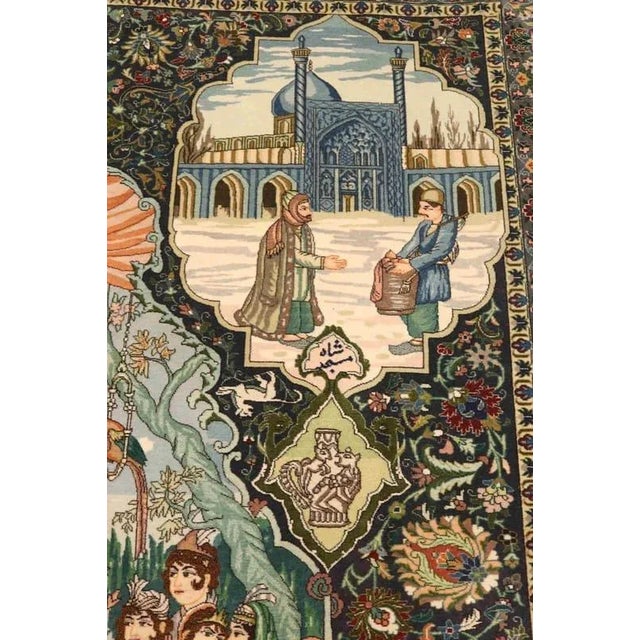 Middle Estern Tabriz Rug For Sale - Image 6 of 7