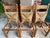 Set 6 Vintage French Ladder Back Dining Chairs Rush Seat Oak Country Farmhouse For Sale - Image 12 of 18