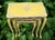 French Vintage Yellow French Nesting Wood Side Tables - Set of 3 For Sale - Image 3 of 9
