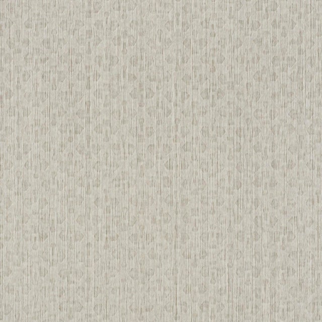 Sample - Schumacher Essex Wallpaper in Platnium For Sale