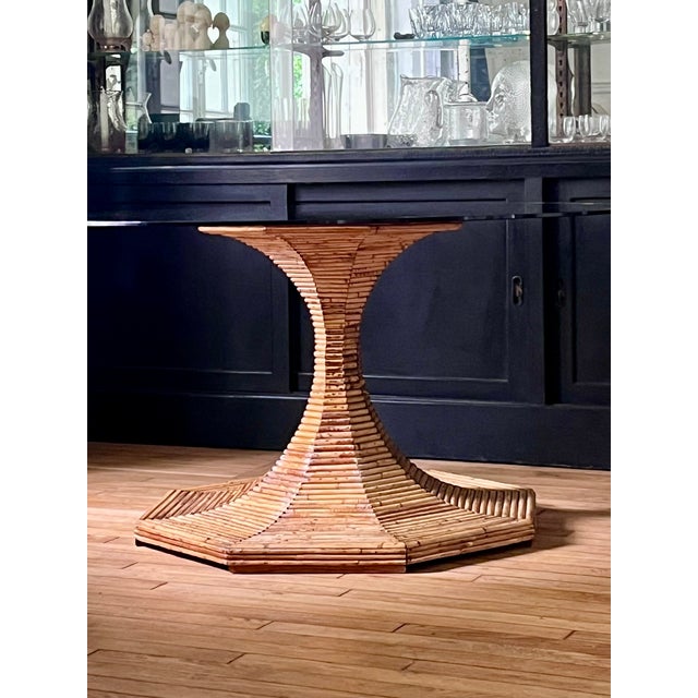 Bamboo and Rattan Table by Vivai Del Sud For Sale - Image 4 of 8
