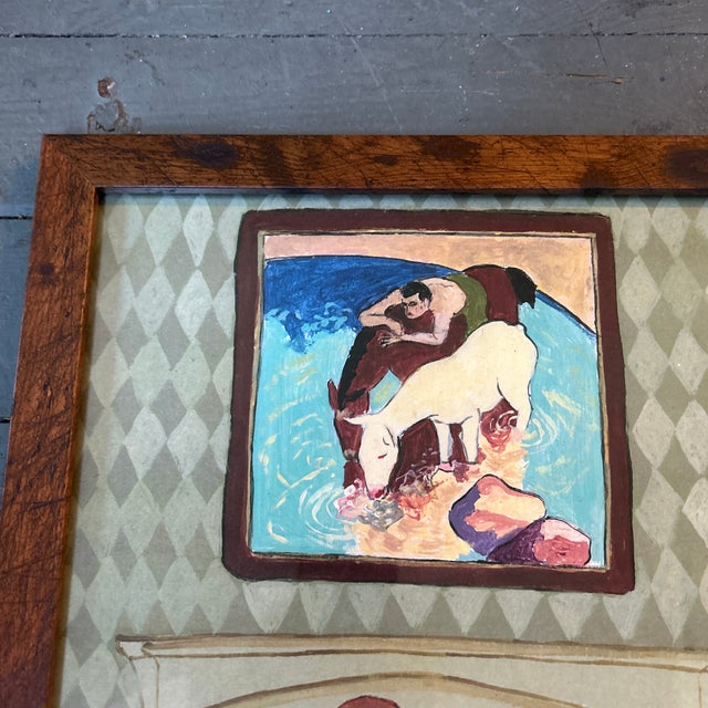 Contemporary Contemporary Original Judy Henn Horse and Hound Print For Sale - Image 3 of 5