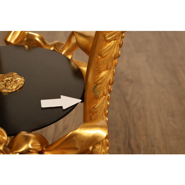 Fine Quality Bronze And Marble Louis XVI Style Gueridon Table For Sale - Image 16 of 18