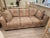 Swaim Furniture Franklin style sofa and love seat in matching fabric. In excellent like new condition with four matching...
